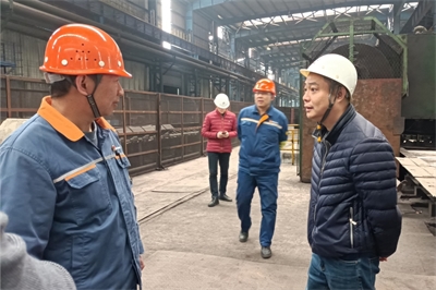 揚州華航特鋼有限公司董事長劉依鐘來訪